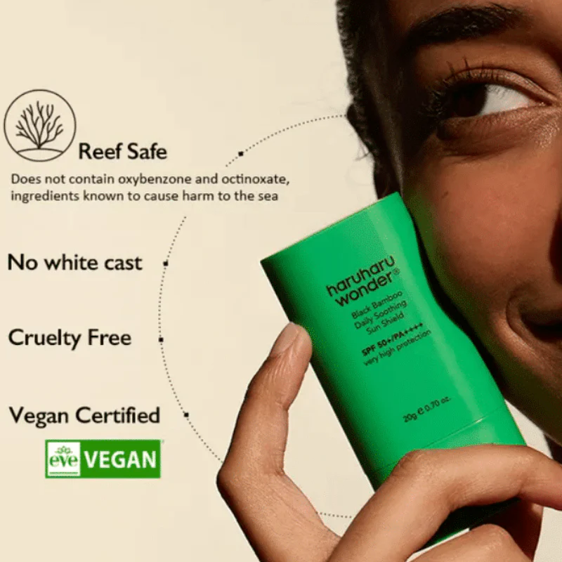 Black Bamboo Daily Soothing Sun Shield - Image 3